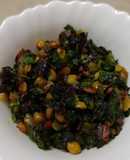 Yellow split peas dal spinach bhurji