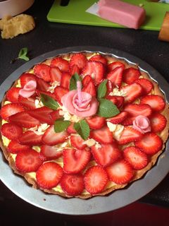 صورة لوصفة تارت الفراولة 🍓🍓