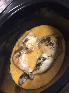 Una foto de Pollo Crock pot