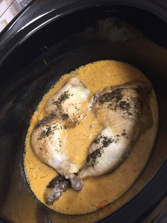 Una foto de Pollo Crock pot