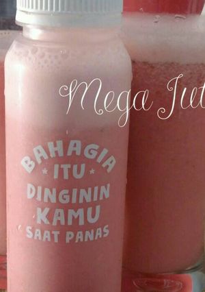 Foto resep Strawberry smoothie