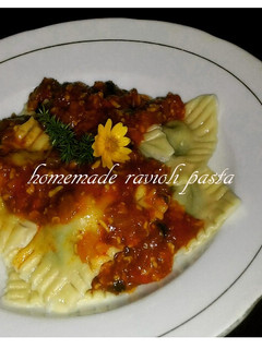 Foto resep Ravioli Pasta isi bayam #BikinRamadanBerkesan