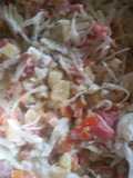 Rica ensalada mixta con repollo