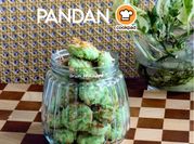 Gambar resepi biskut pandan
