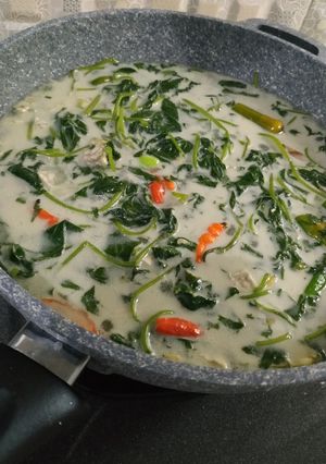 Foto resep Lodeh Mbayung/Lembayung ~ Daun Kacang Panjang ala #dapurraina