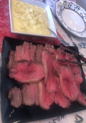Una foto de Roast beef de ternera