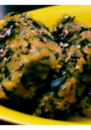 A picture of Methi Muthiya.