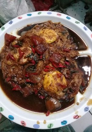 Foto resep Telur Ceplok Pedas Manis
