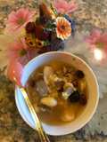 Aloe Vera and Ginkgo Nut Sweet Soup (Chè lô hội bạch quả)