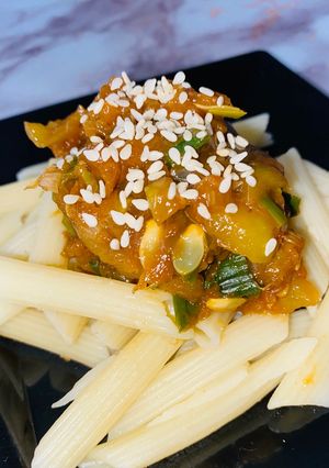 Una foto de Jajangmyeon a mi estilo
