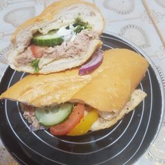 A picture of Tuna baton sandwich.