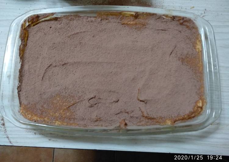 Tiramisú casero