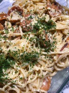 Foto resep Spaghetti Alfredo