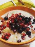 Pudding ryżowy z owocami