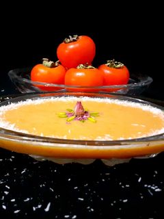 عکسی از دستور فرنی خرمالوی خوشمزه و دلبر من 😋