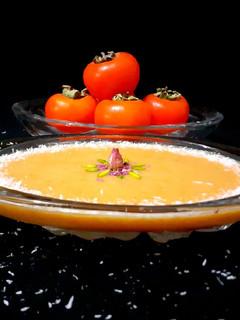 عکسی از دستور فرنی خرمالوی خوشمزه و دلبر من 😋