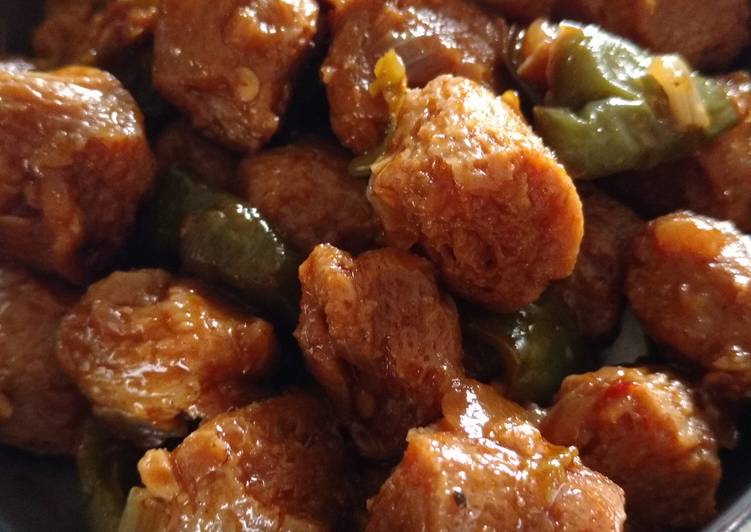 Steps to Make Award-winning Nutrella Soya Chilli Fry