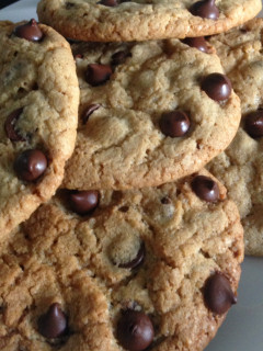 Una foto de Galletas con chispas de chocolate tipo subway