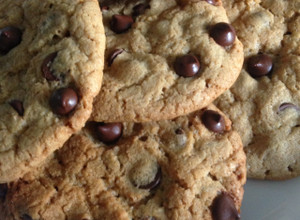 Una foto de Galletas con chispas de chocolate tipo subway