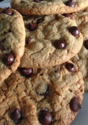 Una foto de Galletas con chispas de chocolate tipo subway