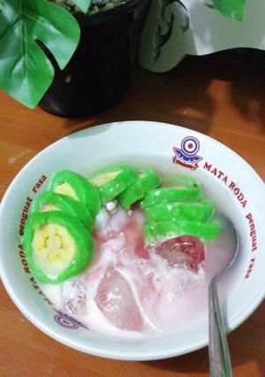 Foto resep Es Pisang Ijo