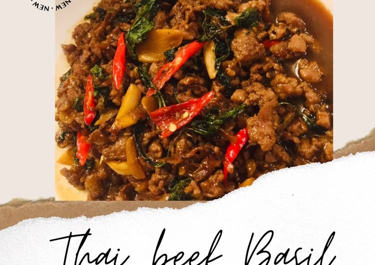 Resep THAI BEEF BASIL ala qu, Enak Banget