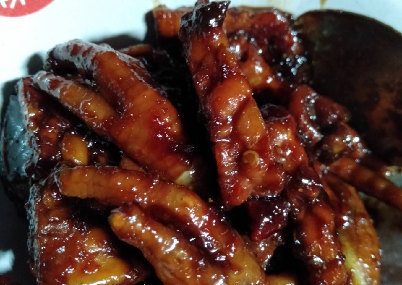 Tempe ceker bacem