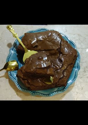A picture of Crackling top Brownies.