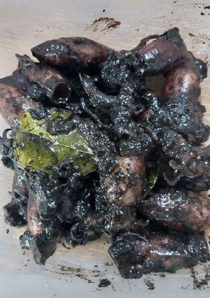 Foto resep Cumi masak tinta hitam
