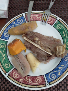 Una foto de Viuda de carne salsa
