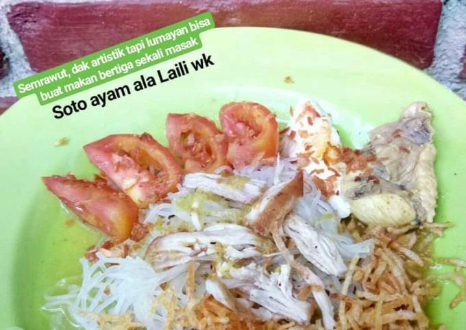 Soto ayam simpel