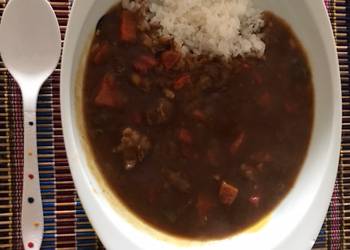 Unique Cuisine Super easy Japanese curry rice pressure cooker Yummy