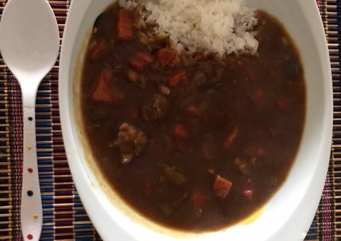 Super easy Japanese curry rice- pressure cooker