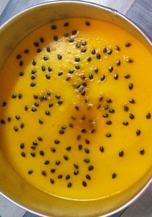Hình của món Bánh Cheese Cake Chanh Dây.