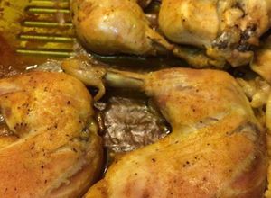 Una foto de Pollo al horno
