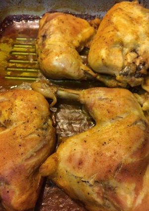 Una foto de Pollo al horno