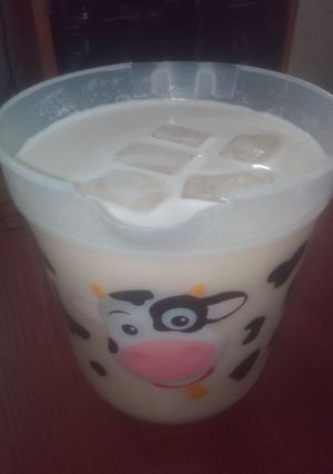 Una foto de Agua fresca de jícama