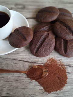 Una foto de Galletas de café y chocolate