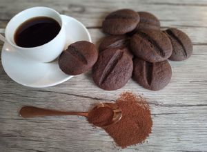 Una foto de Galletas de café y chocolate