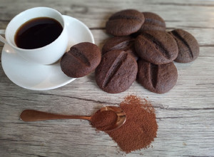 Una foto de Galletas de café y chocolate