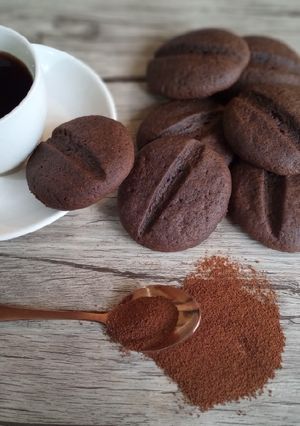 Una foto de Galletas de café y chocolate
