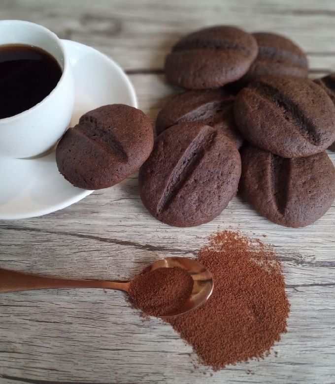 Una foto de Galletas de café y chocolate