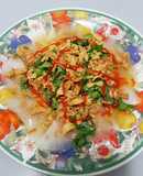 Bánh bột lọc trần (Bánh bèo xứ Nghệ)