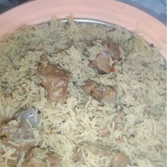 A picture of Mutton yakhni pulao.