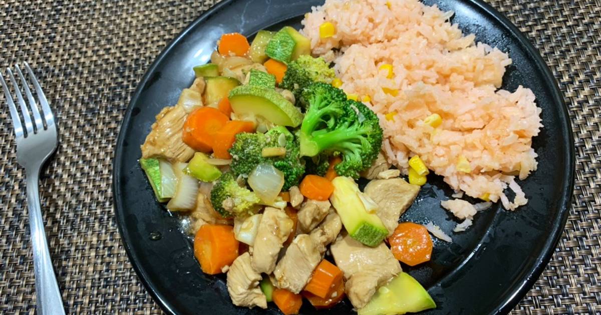 Pollo con verduras estilo Chino Receta de Karen☀️- Cookpad