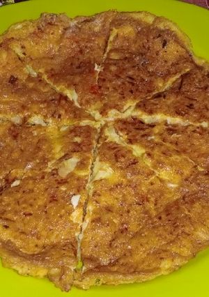 Foto resep Omelet Sayuran Simple