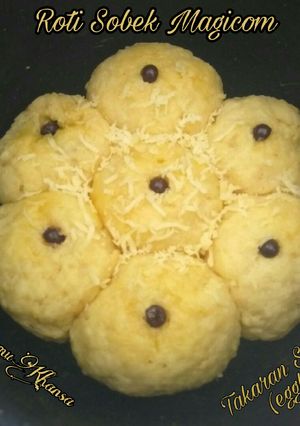 Foto resep Roti Sobek Magicom (eggless)