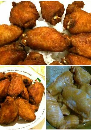 รูปของ ปีกไก่ทอดคั่วกลิ้ง