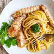 Spaghetti con canocchie
