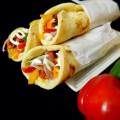 Chicken shawarma A picture of Chicken shawarma.